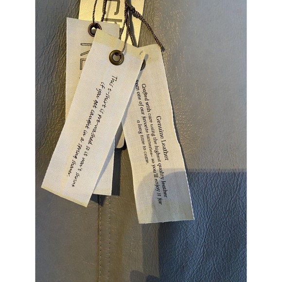 Chico’s Geniune Leather Glam Cat Lacaya  Reversible  Cheetah Jacket Sz 3 XL NWT - Picture 7 of 8